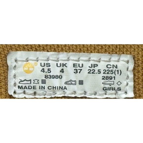 Timberland Tall Boots Girls Women's Size 4.5 Trail Wheat Nubuck Boots 83980 - Picture 13 of 13